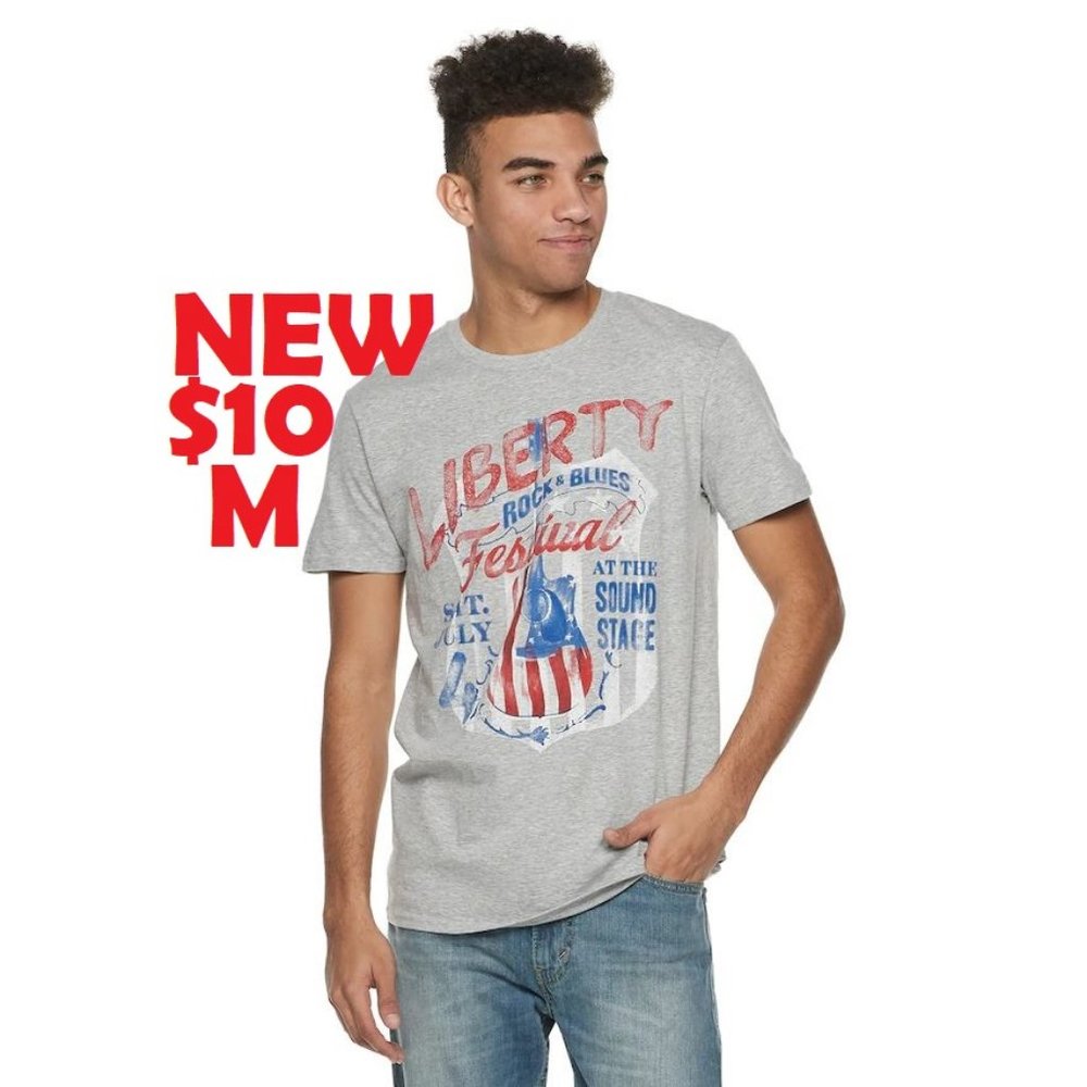 NEW Size Medium Men's T-shirt Shirt 4th of July